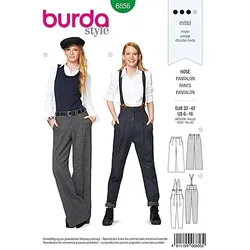 burda Schnitt 6856 "Hose im Marlene-Stil"