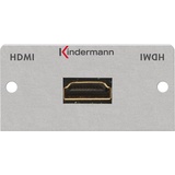 Kindermann 7444000542 HDMI Ethernet mit Kabelpeitsche 50x50mm