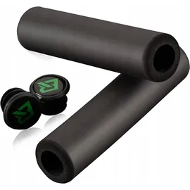 ROCKBROS Fahrradgriffe aus Silikonschaum 13 cm kompatibel mit allen Fahrrädern schwarz
