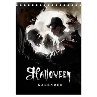 Calvendo Halloween Optische Illusionen - Kalender 2026 (Tischkalender 2026
