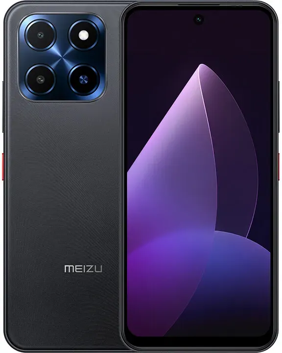 MEIZU Mblu22-EU Smartphone SC9863A, Octa-Core-Prozessor, 6,79-Zoll-Display, bis zu 90 Hz Bildwiederholrate, F1.8-Weitblendkamera, 5000 mAh Akku, kein Ladegerät, 3GB+64GB, Titan Schwarz, MP