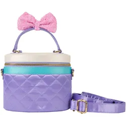 Loungefly Disney Daisy Duck 85th Anniversary Sequin Quilted Crossbody Bag