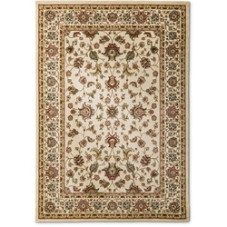 Orientteppich Kaschan 200 x 290 cm Polypropylen Beige Creme