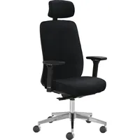 Mayer Sitzmöbel Drehstuhl 2229 Leder Schwarz