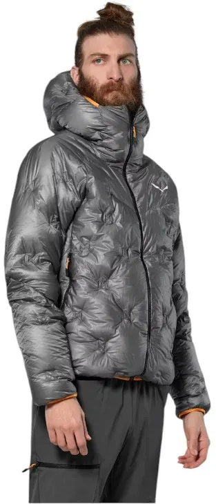 Salewa Winter-Daunenjacke NXT RDS Down (sehr warm, leicht, kompakt verstaubar) grau/schwarz Herren