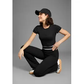 LAURA SCOTT Bootcuthose klassischer Bootcut Fit Schwarz 72