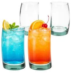 Sail 4er Set Trinkgläser 210ml Recycling-Glas 4 Personen Wasser-Glas Limo