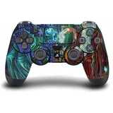 Head Case Designs Offizielle Ed Beard Jr Zauberer-Freundschaft Drachen Vinyl Haut Gaming Aufkleber Abziehbild Abdeckung kompatibel mit Sony Playstation 4 PS4 DualShock 4 Controller