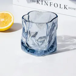 Trinkgläser Gläser Weingläser glas Wasserbecher Trinkbecher Saftglas 6er 250ML*6 Blau