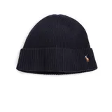 Polo Ralph Lauren - Signature Pony Wollmütze - Marineblau - Einheitsgröße