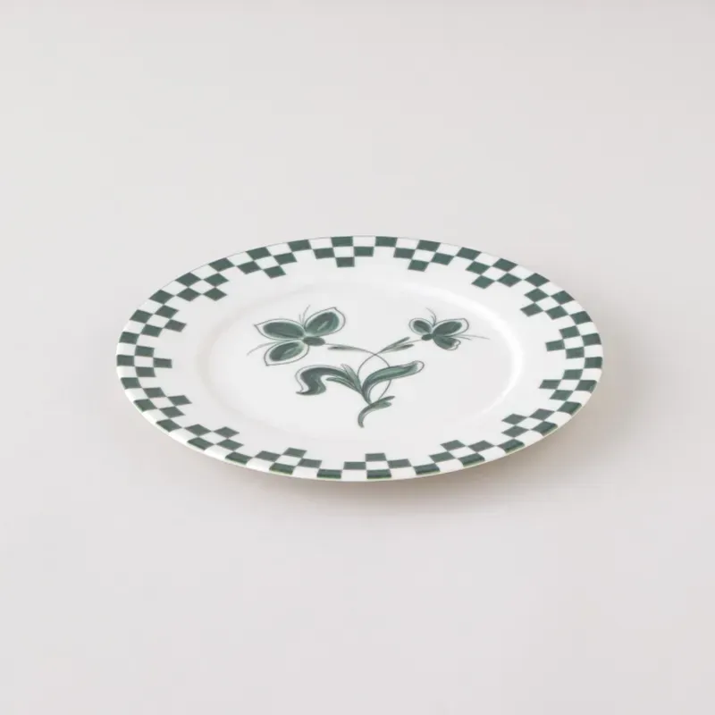 English Home Porzellan-Servierplatte 25 cm Grün