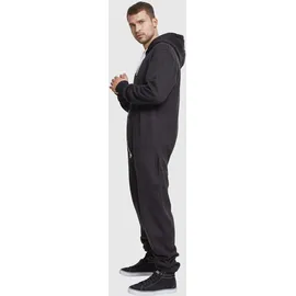 URBAN CLASSICS Sweat Jumpsuit - schwarz,