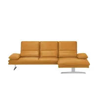 W.SCHILLIG Ecksofa aus Mikrofaser Broadway ¦ orange ¦ Maße (cm): B: 291 H: 94 T: 164