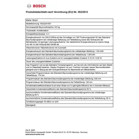 Bosch Serie 6 WQG241001 Wärmepumpentrockner (9 kg)