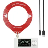 0,5-108 MHz Tragbares Mini-Radio mit 1,9-Zoll-IPS-Bildschirm LSB/USB/AM/FM Mini-Taschenradio Allband-Radioempfänger mit Antenne