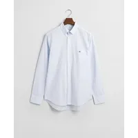 GANT Reg Gingham Langarmhemd Light Blue S