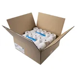 Exacompta 44829E 50er Pack Thermopapierrollen 1-lagig, Breite: 80mm, Länge 80m, Durchmesser Kern: 12mm 44g/m2 Thermorolle für Kassen Kassenrolle