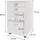 MCW Rollcontainer 75 x 40 x 41 cm weiß