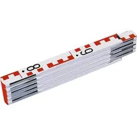 geo-FENNEL Messlatte 412 Weiß 2 m