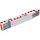 geo-FENNEL Messlatte 412 Weiß 2 m