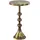 FineBuy FineBuy, Beistelltisch Rund 30x30x56 cm) Aluminium Gold, Orientalisch