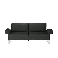 Max Schelling Einzelsofa aus Echtleder Maximum , schwarz , Maße (cm): B: 234 H: 86 T: 97.0