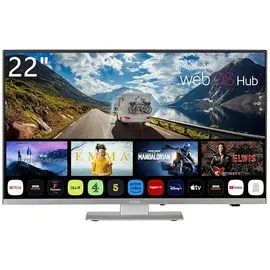 Reflexion LDDX22iBT 22" LED Full HD Camping Smart TV silber