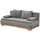 ed exciting design Schlafsofa Polyester 2-Sitzer Dunkelgrau