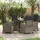 vidaXL Garten Essgruppe 5-tlg. Grau