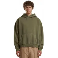 Build Your Brand Vintage Heavy Kapuzenpullover - Warm Khaki