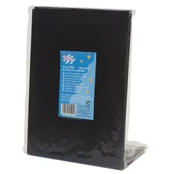 DECOR SERVICE Tisch-Kreidetafeln, PVC, schwarz, ca. 14.8x21cm, DIN A5, 3 Stk.