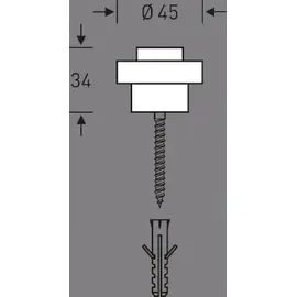 FSB Türstopper Silber 3 cm