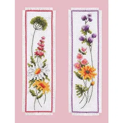 Lesezeichen "Wiesenblumen", 2er-Set