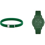 Lacoste Chronograph Quarz Uhr für Herren mit Grünes Silikonarmband - 2011245 Silikonarmband für Herren Kollektion 12.12-2040116