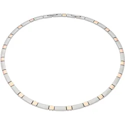 Collier VIVANCE "Element", silber (silberfarben), Halsketten, Damen, Edelstahl