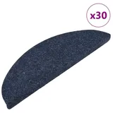 vidaXL Stufenmatten Selbstklebend 30 Stk. Blau 56x17x3 cm
