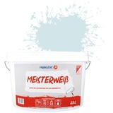 Farbklecks24 Meisterweiß Color, Wandfarbe Blau 6-0 (2,5L),(versch. Farben),hohe Deckkraft