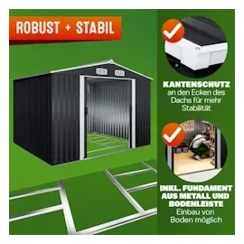 Gardebruk Geräteschrank 2,60 x 2,05 m Anthrazit