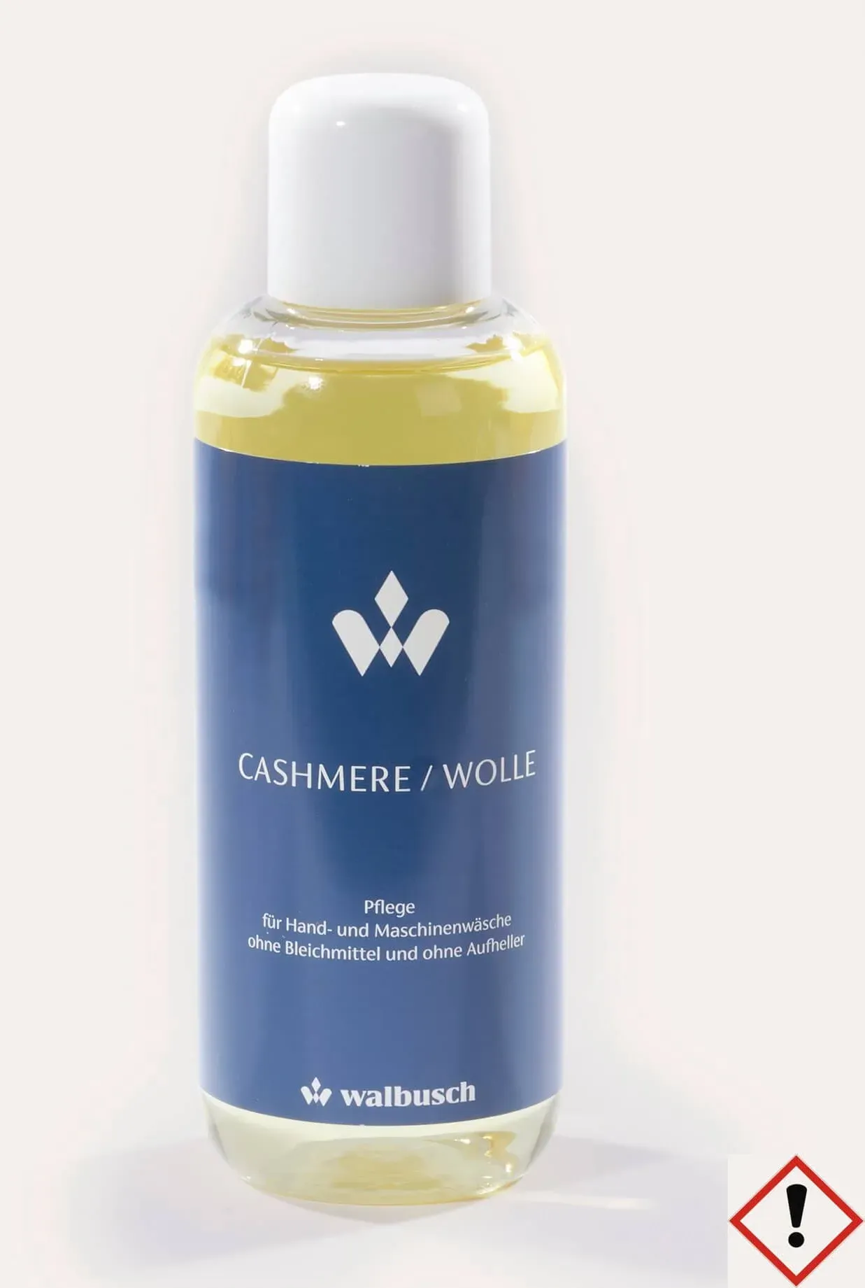 Walbusch Herren Waschmittel Cashmere/Merino Weiß