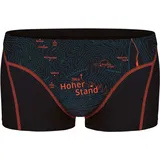 Ein schöner Fleck Erde Boxershorts Schwarz / Türkis / Orange M 3er Pack