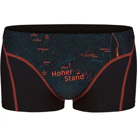Ein schöner Fleck Erde Boxershorts Schwarz / Türkis / Orange M 3er Pack