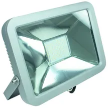 as - Schwabe Außenstrahler Aluminium 120 W 10.200 Lumen inkl. Bewegungsmelder weiß