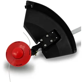 Eberth Motorsense Freischneider Rasentrimmer Multitool 2in1 Benzin, Tragegurt Inkl., 3PS, 52ccm Hubraum, 2-Takt Motor Fadenkopf mit Tippautomatik, Dickichtmesser, Seilzugstart