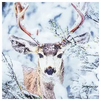 Home fashion Home Fashion®, Stag in Snow, Lunch-Servietten aufgefaltetes