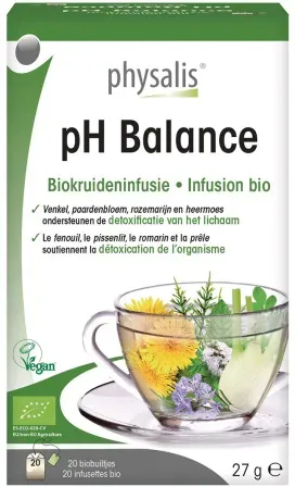 Physalis pH Balance Bio-Kräutertee Entgiftung Des Körpers 20 Teebeutel