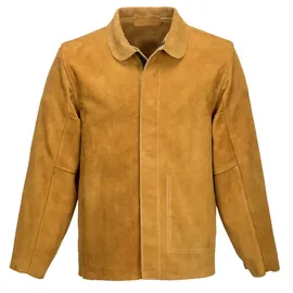PORTWEST Leder-Schweißjacke Tan M