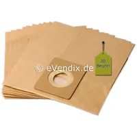 EVendix Staubsaugerbeutel kompatibel mit Primera W-1501, + 6 Mikro-Filter