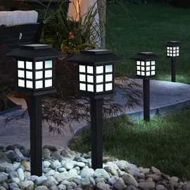 Garden Pleasure Solarleuchte Kunststoff 38,0 cm 24er Display schwarz