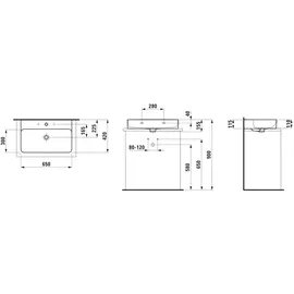 Laufen Val Aufsatzwaschtisch 65 x 42 cm (8162844001121)