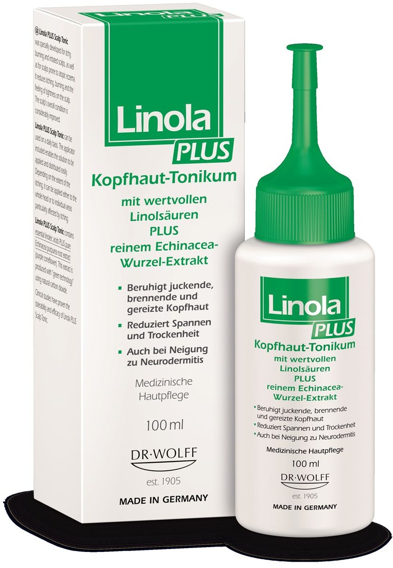 Linola Plus Kopfhaut-Tonikum - Haartonikum für juckende, brennende oder gereizte Kopfhaut Tonikum 100 ml Unisex 100 ml Tonikum